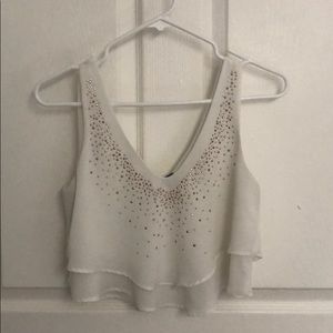 Short sleeve crop top from Charlotte russe